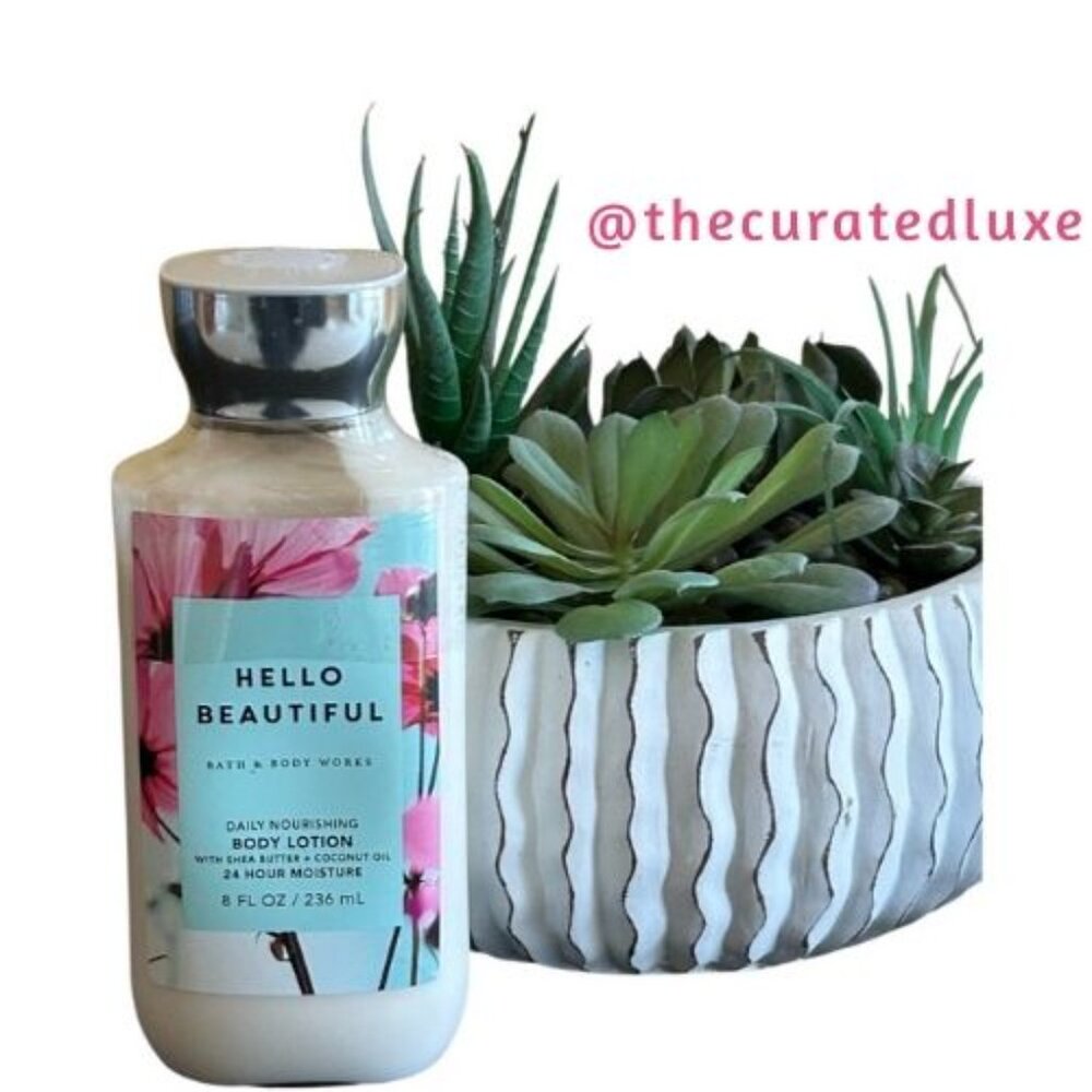 Bath & Body Works Hello Beautiful Body Lotion 8 FL OZ Full Size New 🦋